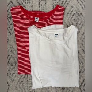 Old Navy // 2 pack Luxe tee